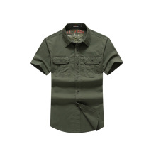 Mens Business/ Corporation Shirt with a Curved Hem (CW-MSS-8)